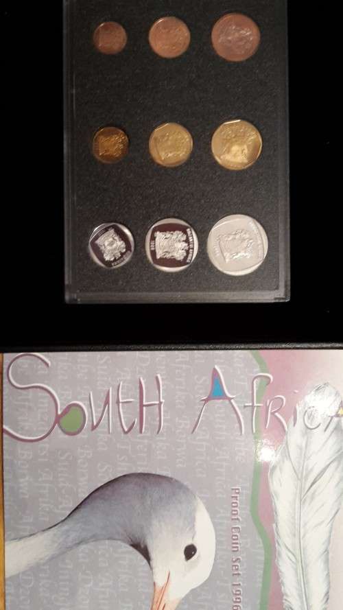 !!!  1996 SA PROOF COIN SET !!!!