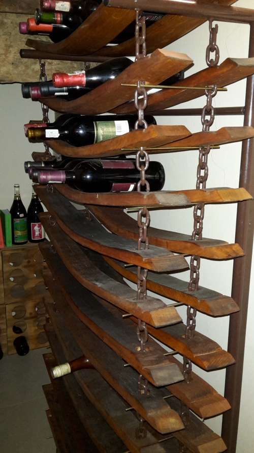 !!! SPECTACULAR WINE RACK - 2 available (Medieval look) !!!!