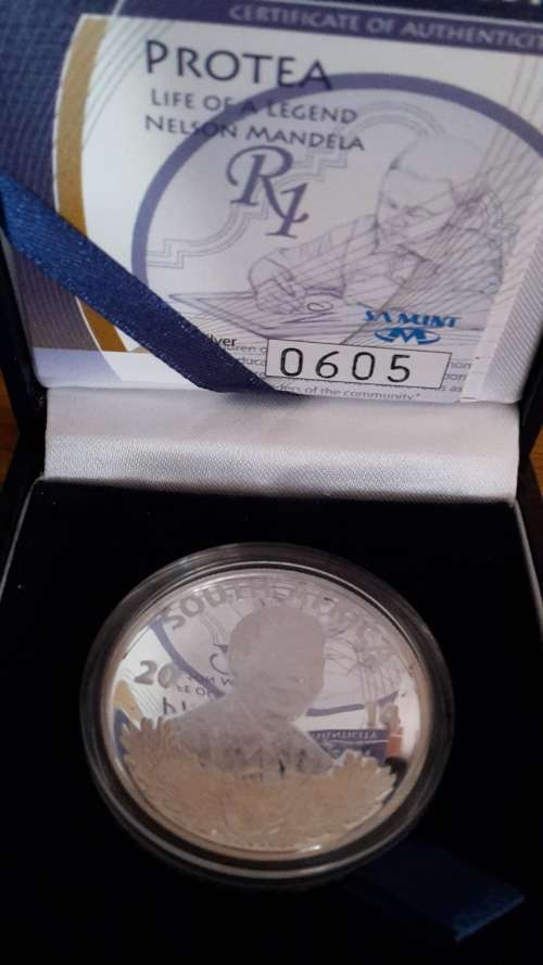 !!! LOW START: 2014 MANDELA PROOF SILVER  !!!!