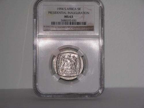 ### Crazy low start!! MS 63(NGC) 1994 Inauguration R5 - 5 available ###