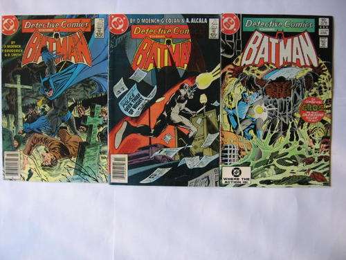 .DETECTIVE COMICS STARRING BATMAN #525 # 552 # 544 (GOOD)