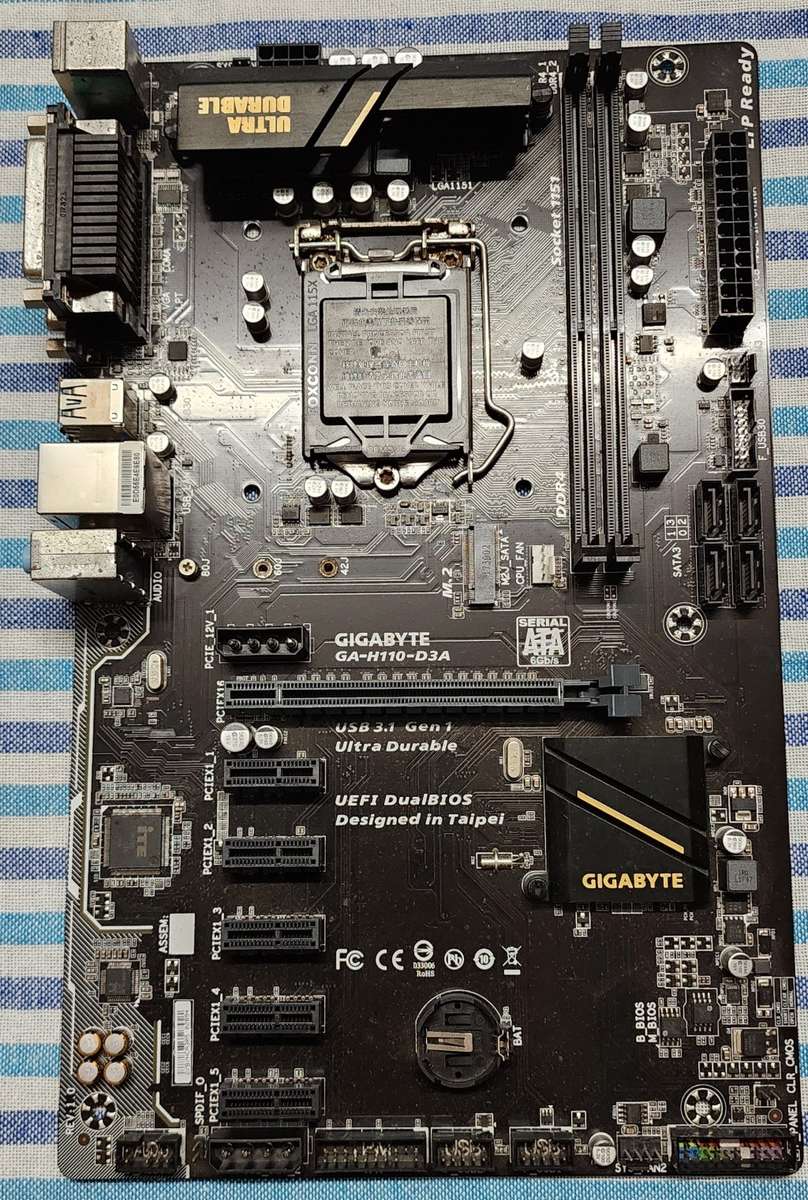 Gigabyte GA-H110-D3A (For Parts or Repair)