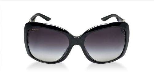 SPECIAL EDITION Black BVLGARI Sunglasses with Swarovski Crystals - Flawless!