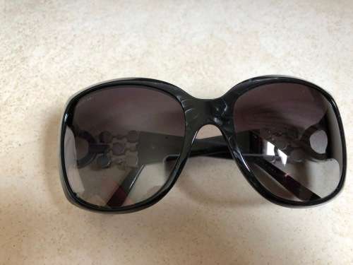 SPECIAL EDITION Black BVLGARI Sunglasses with Swarovski Crystals - Flawless!