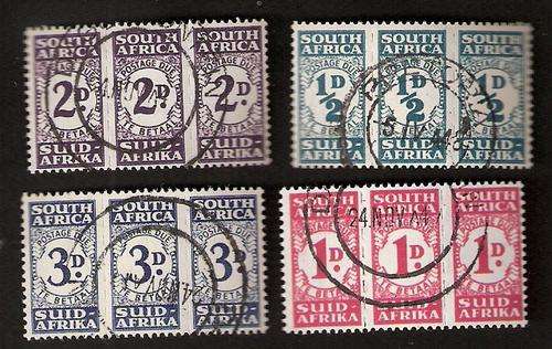 South Africa postage due - bantam set - excellent used