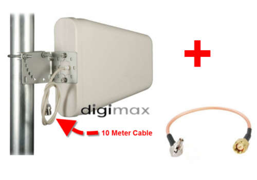 3G booster kit for Huawei modems, 10M cable ***With CRC9 Connector***