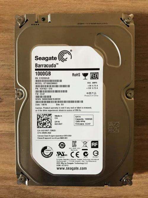 Seagate 1TB Sata Hard Drive