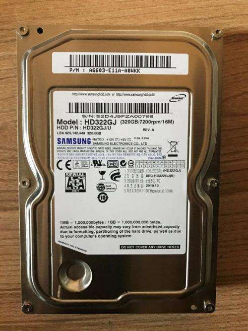 Samsung 320GB SATA Hard Drive
