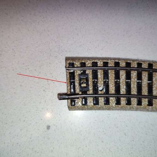 Märklin 5200 Curve and Decoupler Track 5107 - No rust / corrosion