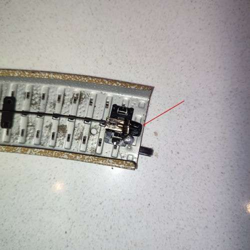 Märklin 5200 Curve and Decoupler Track 5107 - No rust / corrosion