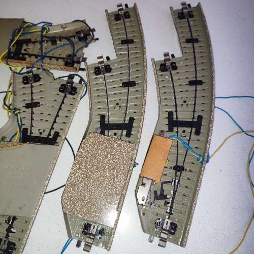 Märklin M-Track Curved and Straight Turnouts