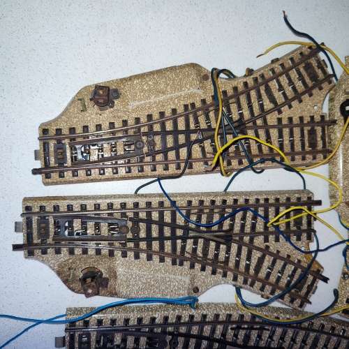 Märklin M-Track Curved and Straight Turnouts