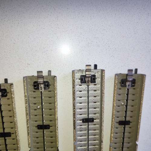 5 x Märklin M-Track Straight Tracks 5106  - Good Condition