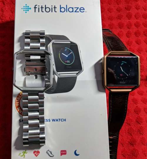 Fitbit Blaze Smart Fitness Watch with extra Straps