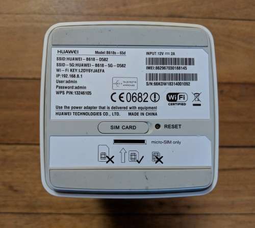 Huawei B618 LTE-A Cat11 Wifi Router