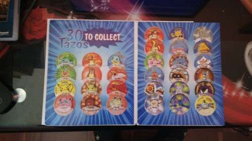 First Edition Pokemon Tazos + Collector's Album (Complete Collection)