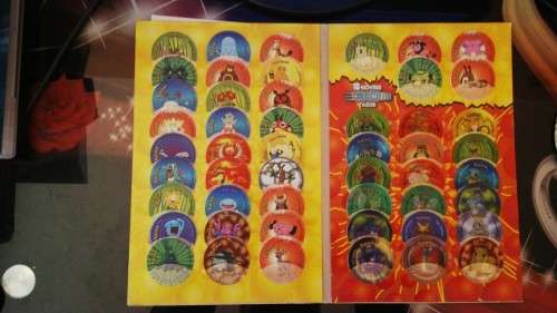 Johto Pokemon Tazos + Collector's Album (Complete Collection)