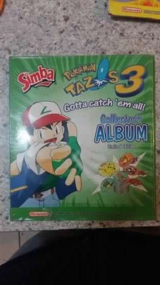 Pokemon Third Edition Tazos + Collector's Album (Complete Collection)