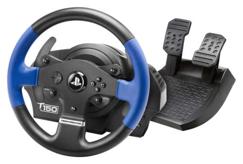 PS2 Steering Wheel And Pedals