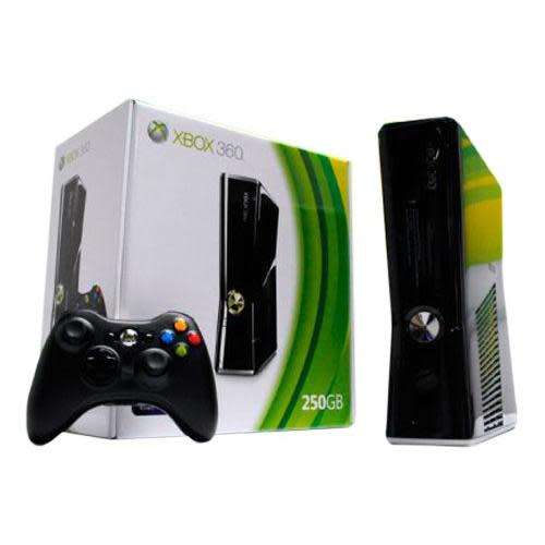 250GB XBOX 360 Slim Console + Controller + 5 Games