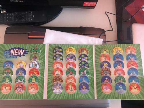 Pokemon Third Edition Tazos + Collector's Album (Complete Collection)