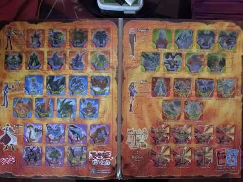 Yu-Gi-Oh 3D Tazos + Collector's Album (Complete Collection)