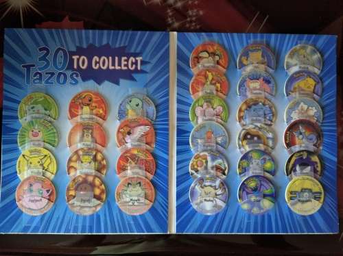 Pokémon Tazo Collector Albums (Complete)