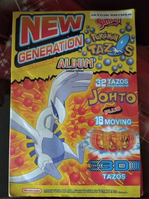 Pokémon Tazo Collector Albums (Complete)