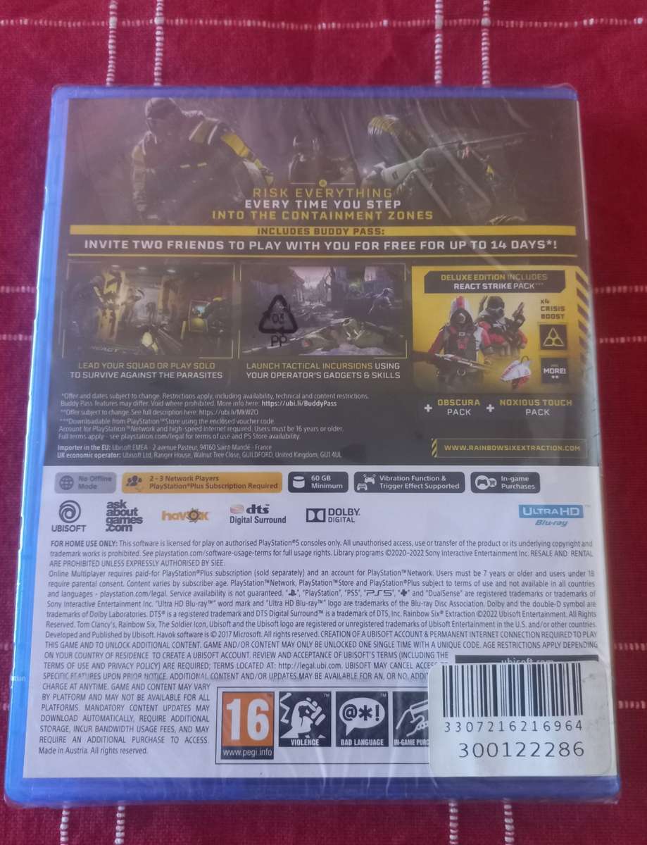 Rainbow Six Extraction Deluxe Edition