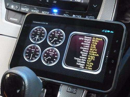 WIRELESS BLUETOOTH OBD2 ELM327 DIAGNOSTIC SCANNER CODE READER TOOLS (BLUE)