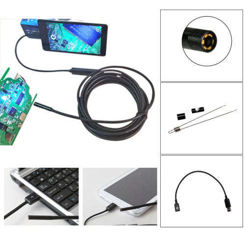 2M WATERPROOF ANDROID/PC BORESCOPE ENDOSCOPE CAMERAS