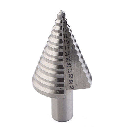 TITANIUM COATED HSS STEEL STEP CONE DRILL BITS