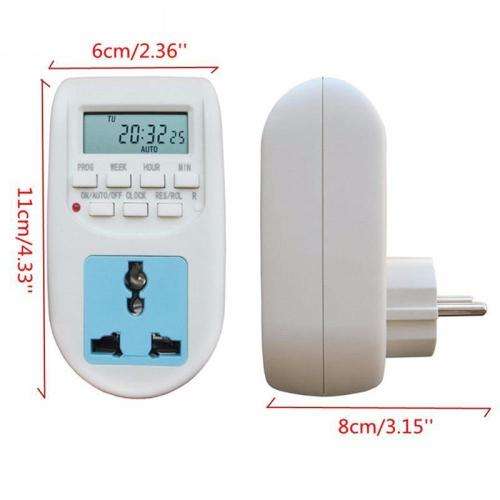 LCD DIGITAL PROGRAMMABLE ELECTRICAL PLUG-IN SOCKET TIMERS
