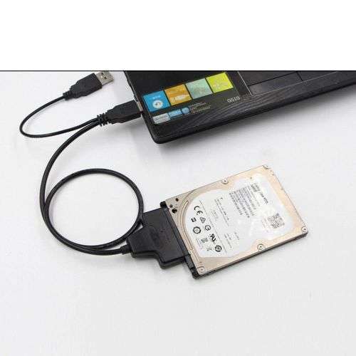 USB2 USB3 TO HDD 7+15 PINS SATA 2.5 INCH HARD DRIVE CONVERTER CABLE ADAPTERS