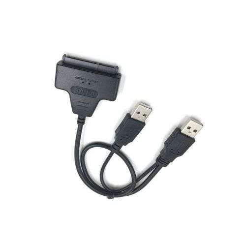 USB2 USB3 TO HDD 7+15 PINS SATA 2.5 INCH HARD DRIVE CONVERTER CABLE ADAPTERS