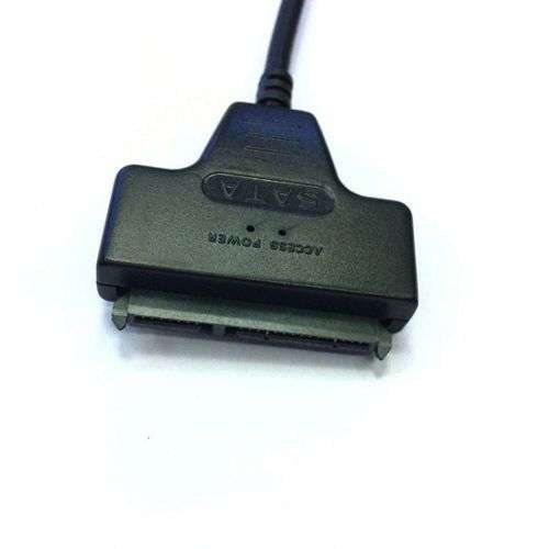 USB2 USB3 TO HDD 7+15 PINS SATA 2.5 INCH HARD DRIVE CONVERTER CABLE ADAPTERS