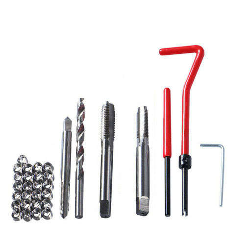 M6 SIZE 30PC HELLICOIL STRIPPED THREAD REPAIR KITS