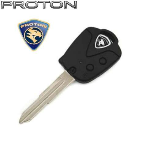 GENUINE PROTON GEN 2 / SATRIA 2-BUTTON REMOTE UNCUT KEY CASINGS
