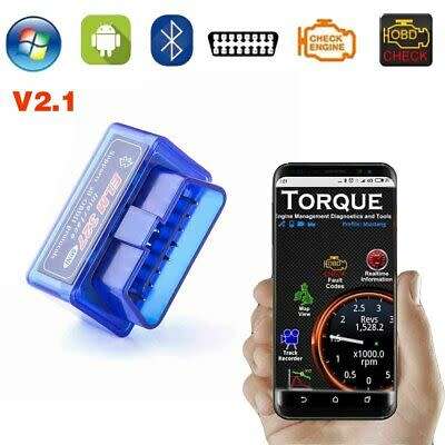 Wireless Bluetooth OBD2 ELM327 Diagnostic Scanner Dongle Tools