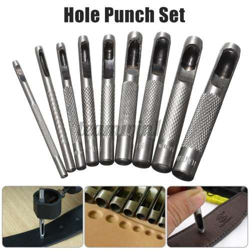 9 Piece Hole Punch Sets
