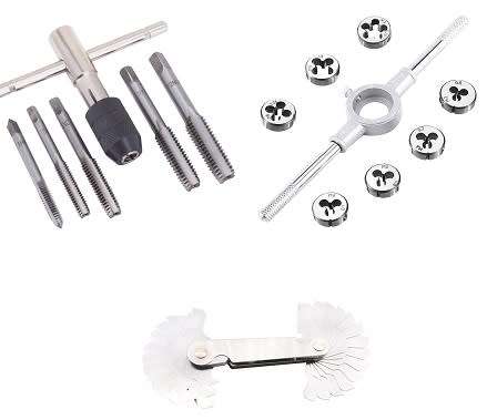 15 PIECE TAP AND DIE THREAD REPAIR SETS