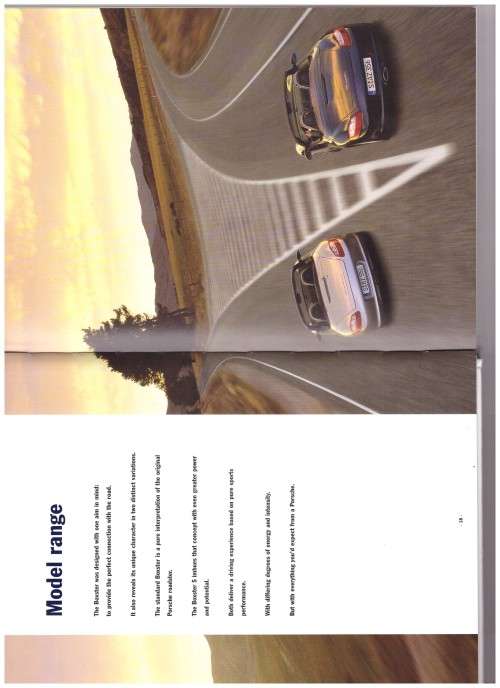 Porsche Boxster Sales Brochure (2006)