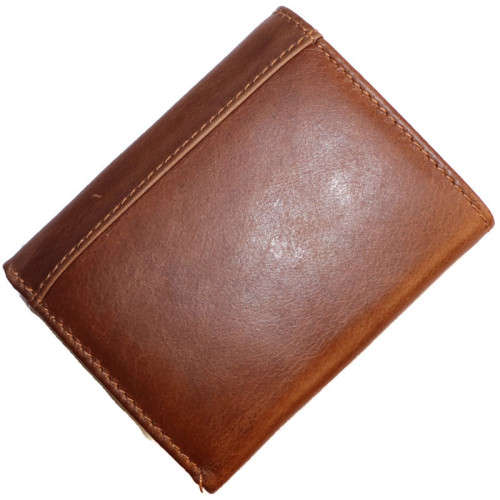 GENUINE TAN COLORED LEATHER WALLET