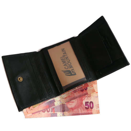 Genuine Black Leather Wallet