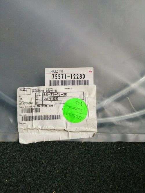 TOYOTA COROLLA REAR WINDCREEN SILVER MOULDING