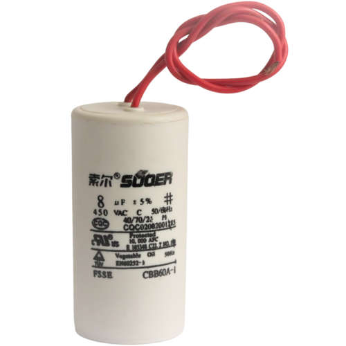 Motor Run Capacitor 8uF 450VAC