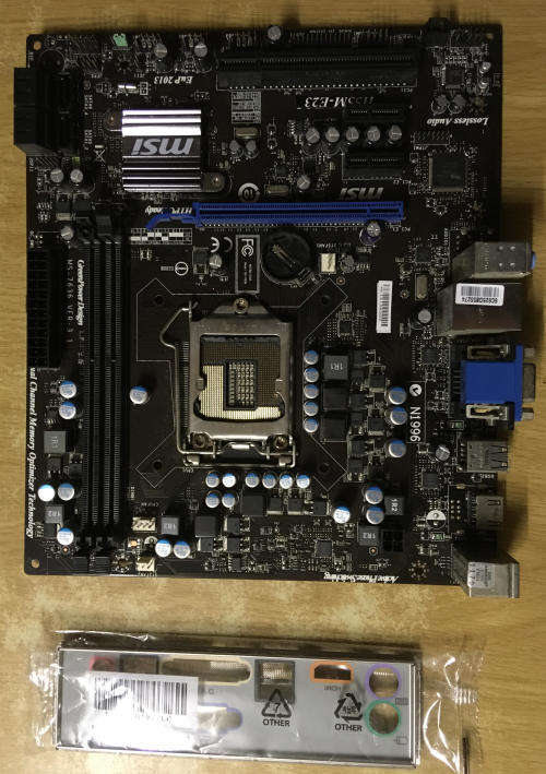 MSI H55M-E23 motherboard