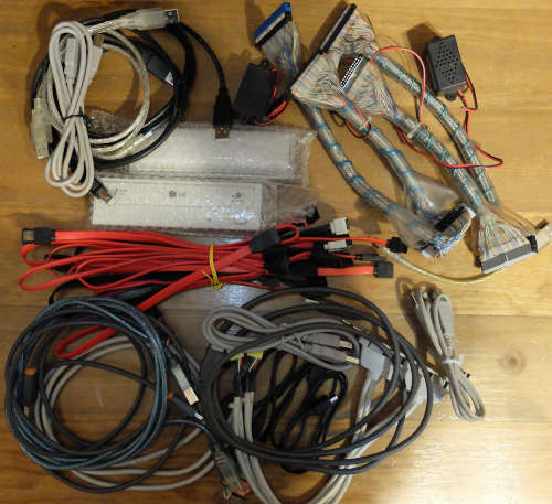 Collection of computer bits and pieces