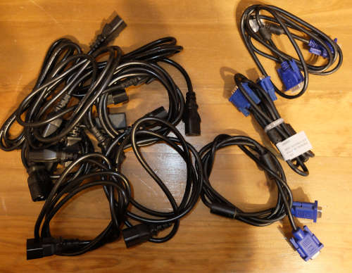 Collection of computer bits and pieces