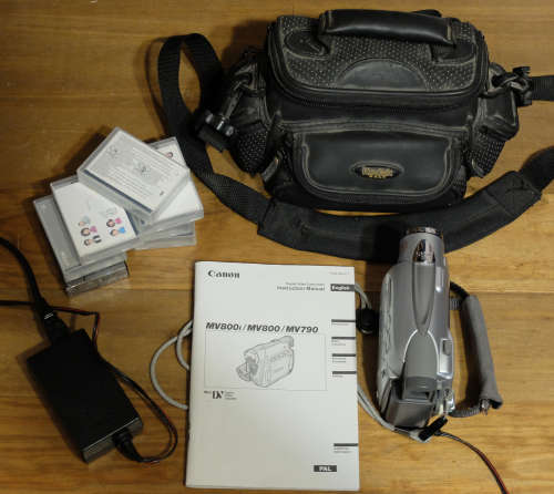 Canon MV800 camcorder